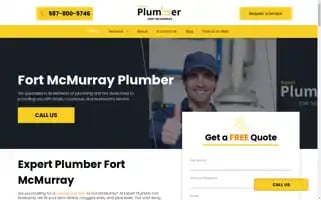 Plumberfortmcmurray.com Screenshot 2024-07-05 14:14:06
