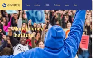 Nonviolenceinstitute.org Screenshot 2024-07-01 11:39:10