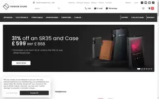 Premiumsound.co.uk Screenshot 2024-06-11 23:52:52