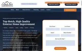 Carolinahomespecialists.com Screenshot 2024-07-08 08:54:45