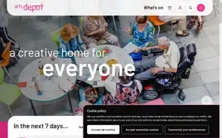 Artsdepot.co.uk Screenshot 2024-06-26 10:33:44