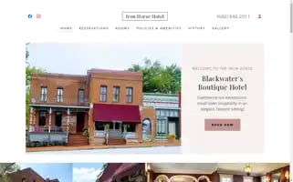 Ironhorsehotel.com Screenshot 2024-04-14 09:39:15