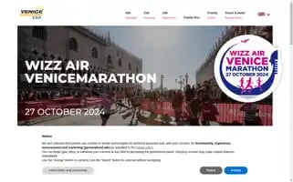 Venicemarathon.it Screenshot 2024-07-09 10:48:20