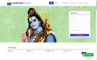 Taraknathtravels.com Screenshot 2024-04-14 08:13:31