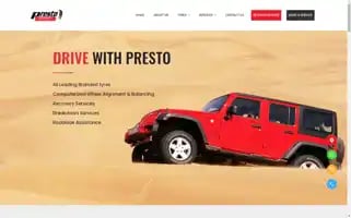 Prestotyres.ae Screenshot 2024-05-13 12:02:22