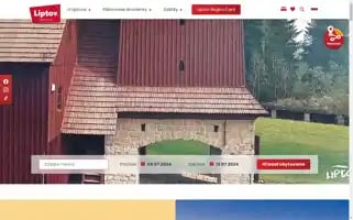 Visitliptov.sk Screenshot 2024-07-10 02:15:09