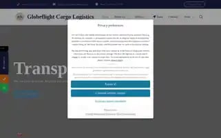 Globeflightlogistics.uk Screenshot 2024-04-15 16:05:26