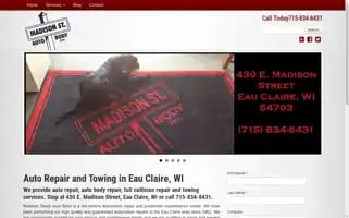 Madisonstreetautobody.com Screenshot 2024-07-05 13:11:23