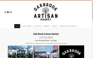 Oakbrookartisanmarket.com Screenshot 2024-07-02 15:28:26