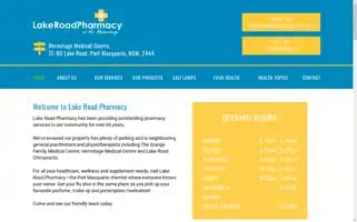 Lakeroadpharmacy.com.au Screenshot 2024-05-12 16:02:12