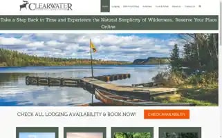 Clearwaterhistoriclodge.com Screenshot 2024-07-02 12:25:59