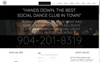 Firstclassdanceandtravel.com Screenshot 2024-04-16 13:09:00