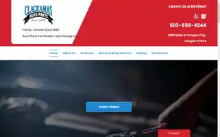 Clackamasautoparts.com Screenshot 2024-05-15 17:35:38