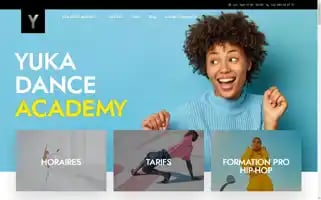 Yukadanceacademy.be Screenshot 2024-05-15 09:35:49