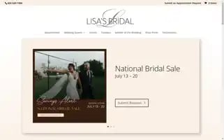 Lisasbridal.com Screenshot 2024-06-26 00:39:46