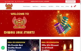 Kingdomcrackerssivakasi.com Screenshot 2024-05-27 13:01:08