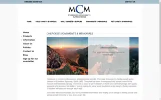 Cherokeemonuments.com Screenshot 2024-07-03 07:38:44