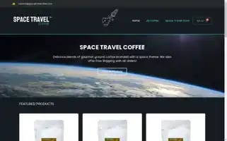 Spacetravelcoffee.com Screenshot 2024-04-22 21:59:11