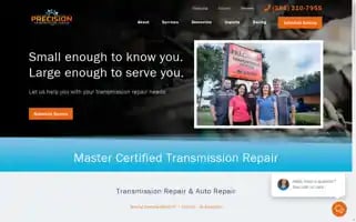 Precisiontransmissioninc.com Screenshot 2024-05-16 13:22:38