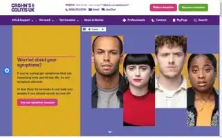 Crohnsandcolitis.org.uk Screenshot 2024-07-02 15:29:07