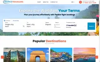 Tropictravelers.com Screenshot 2024-04-23 13:16:05