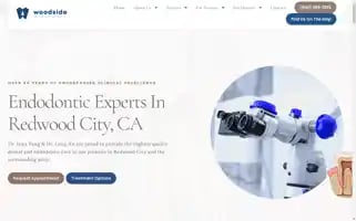 Woodsideendodontics.com Screenshot 2024-05-17 00:17:43