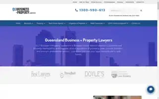 Qldbusinesspropertylawyers.com.au Screenshot 2024-06-13 07:55:34