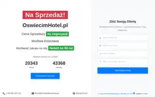 Oswiecimhotel.pl Screenshot 2024-04-26 04:41:09