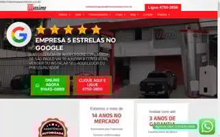 Maximoaquecedores.com.br Screenshot 2024-05-21 19:16:47