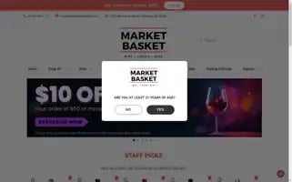 Marketbasketliquors.com Screenshot 2024-05-12 20:50:51