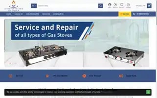 Surakshagassaleandservice.com Screenshot 2024-05-21 14:57:43