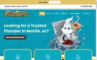 Drainbustersplumbingservices.com Screenshot 2024-05-15 20:28:06