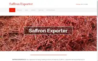 Saffronexporter.com Screenshot 2024-06-29 12:02:35