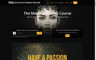 Theinstituteofmakeupartistry.ca Screenshot 2024-07-07 03:22:30