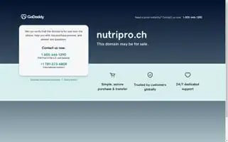 Nutripro.ch Screenshot 2024-04-22 17:15:34