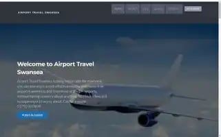 Airporttravelswansea.com Screenshot 2024-04-23 09:50:31