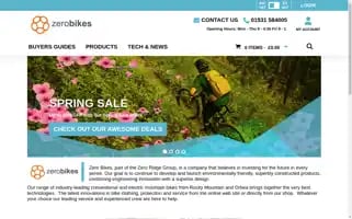 Zerobikes.co.uk Screenshot 2024-05-15 09:59:56