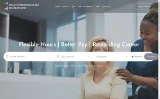 Healthprofessionalsrecruitment.co.uk Screenshot 2024-05-22 18:19:33
