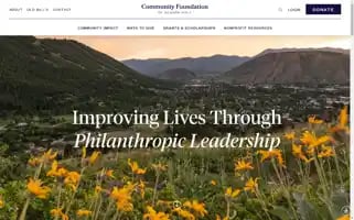 Cfjacksonhole.org Screenshot 2024-07-02 19:35:16