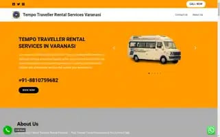 Tempotravellerrentalvaranasi.online Screenshot 2024-04-15 08:44:33