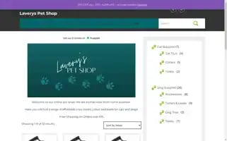 Laveryspetshop.co.uk Screenshot 2024-05-26 13:15:48