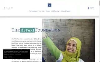 Asfarifoundation.org.uk Screenshot 2024-07-03 13:23:57