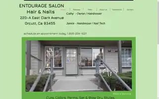 Entouragehairandnailsalon.com Screenshot 2024-04-24 01:41:58