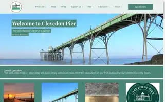 Clevedonpier.co.uk Screenshot 2024-06-26 17:25:09