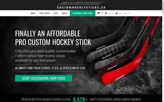Customhockeysticks.ca Screenshot 2024-05-15 19:04:44
