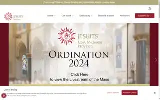 Jesuitsmidwest.org Screenshot 2024-07-05 15:53:34