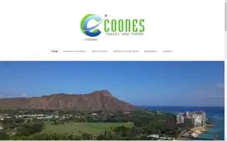 Coonestravelandtours.com Screenshot 2024-04-17 14:18:30