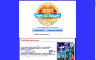 Virtualsummercamps.org Screenshot 2024-07-06 03:34:58