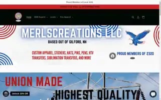 Ibewmerlscreations.com Screenshot 2024-04-27 10:29:10