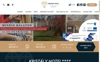 Kristalyhotel.hu Screenshot 2024-04-17 14:57:01